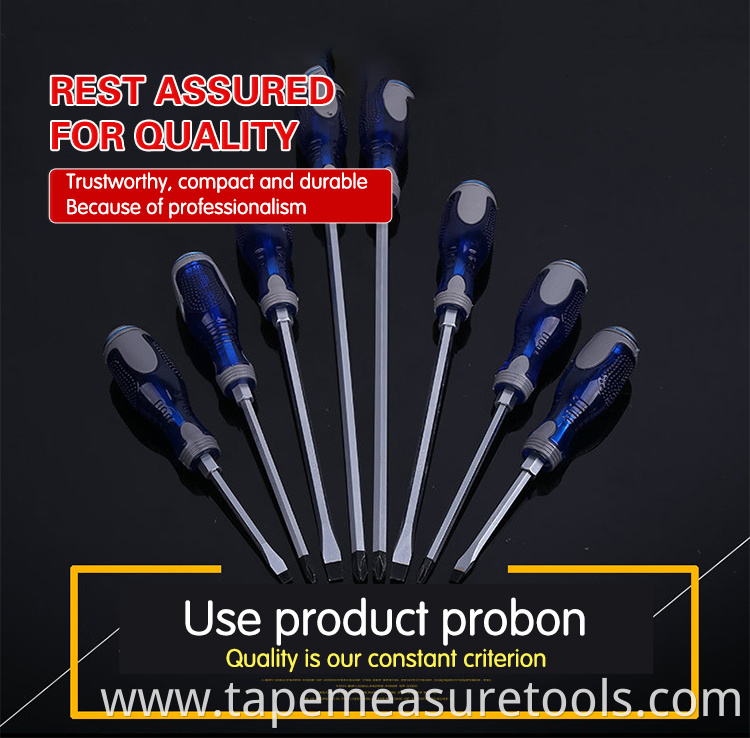 Multi-function Phillips screwdriver Chrome vanadium steel slotted magnetic screwdriver Factory direct screwdriver